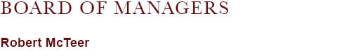 Board of Managers : Robert McTeer